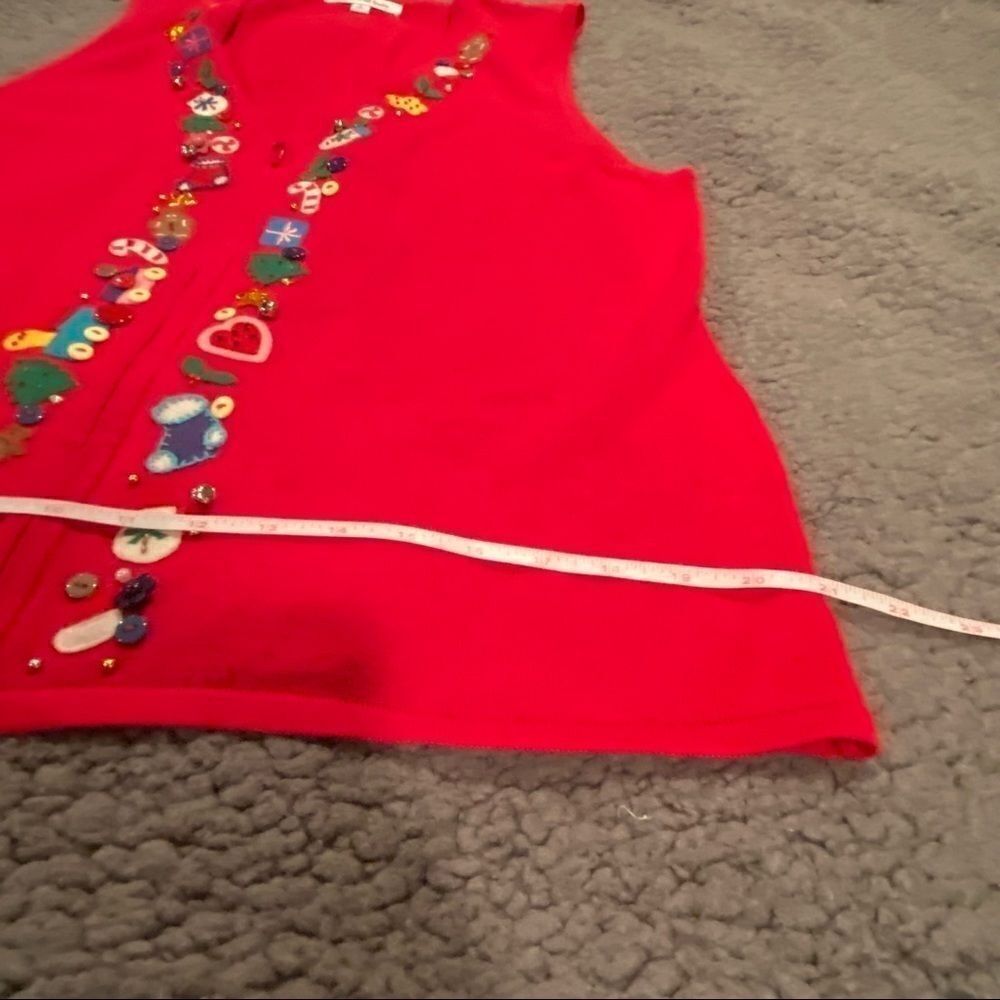 Mercer Street Christmas Vest Size Large - Picture 10 of 12